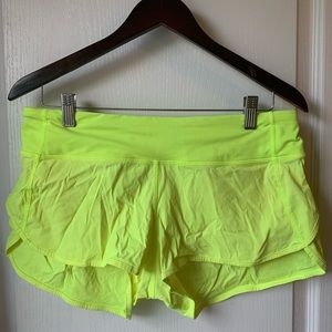 Lululemon Speed Shorts Size 8